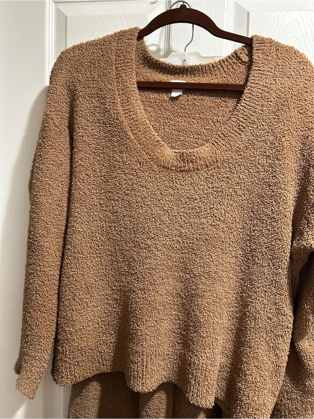 stars above Brown V-Neck Cozy Knit Sweater - Picture 2 of 4
